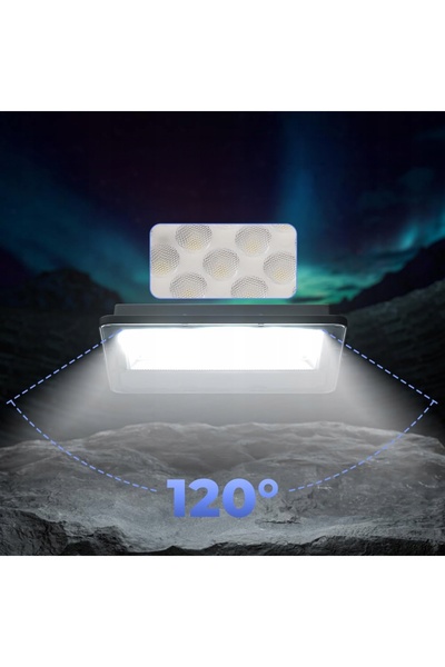 NO BRAND Proiector LED de 150W cu senzor, tip halogen, cu suport subțire