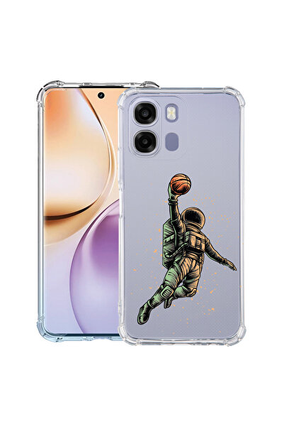 bestcase ®   Αντικραδασμική Θήκη Husa για OPPO A6 / A6X / A6S, Αστροναύτης Μπ...