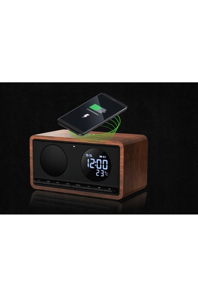 MANTA Radio de bucătărie cu ceas, încărcător Bluetooth, inducție RIMINI RDI912