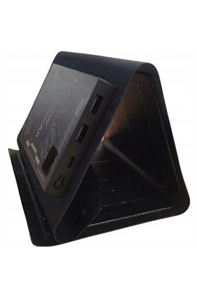 NO BRAND Power Bank Solar 30000mAh 10W cu Lanternă LED, 2x USB, Panou USB-C 4...
