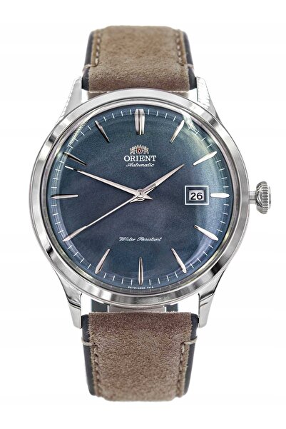 NO BRAND Ceas bărbătesc Orient Ra-Ac0P03L30B Bambino Automatic Curea maro Dată