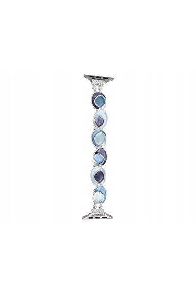 NO BRAND Curea pentru Apple Watch 38 40 41 mm VINTAGE artistică GlacierX cer ...