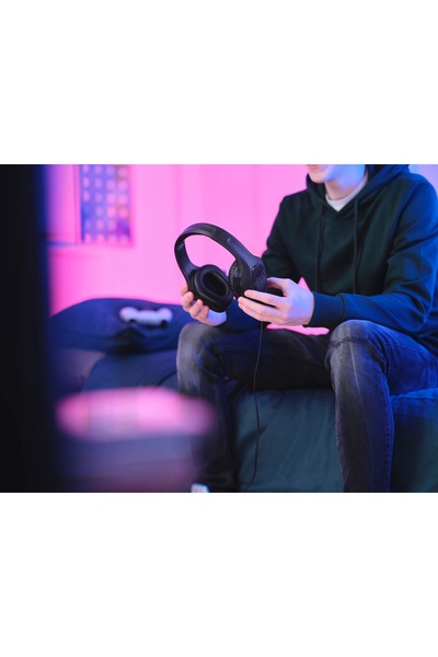 NO BRAND Căști de gaming cu microfon, ușoare, pentru PC, Switch, PS5, Xbox, n...