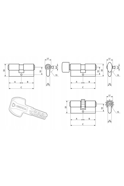 NO BRAND Cartuș de tobă aprobat 30/30 Brass Pro System X Wkm4 Class 6D Gerda