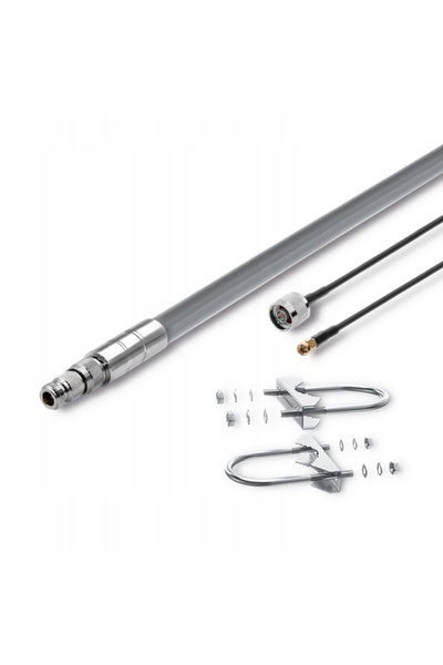 Qoltec Kit antenă Lora 5.8 Dbi + Cablu de alimentare