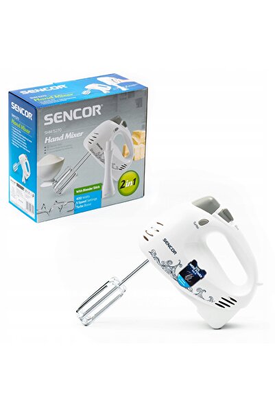 Sencor Mixer de mână cu accesoriu de amestecare SHM 5270-EUE3, 5 trepte de vi...