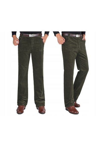 NO BRAND Pantaloni călduroși din catifea reiată pentru bărbați, pentru bărbaț...
