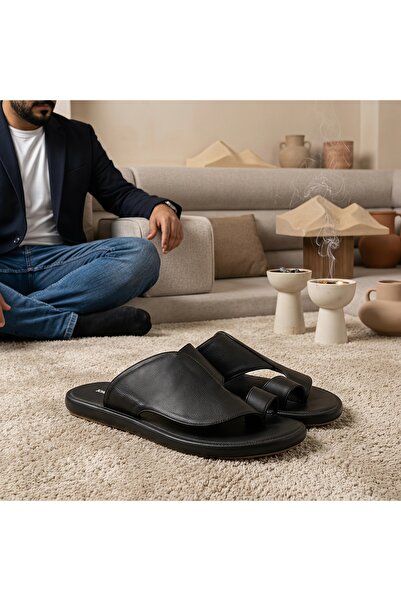Fuzhoulanyang صنادل عربية للرجال |   مقاس واسع |   صنادل خفيفة الوزن مضادة لل...
