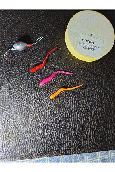 YuSa Fishing Carolina kurşun arkası sistem - kendo kokulu silikon hazır takım...