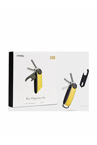 Orbitkey Μπρελόκ δερμάτινο μπεζ