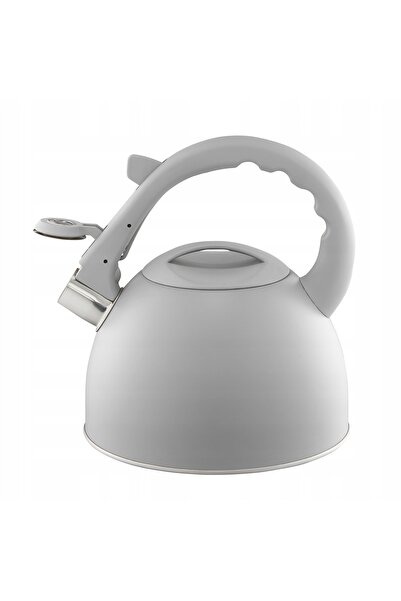 NO BRAND Ceainic Ambition Tradițional Ne-electric cu fluier 42773 Gri 2,5L