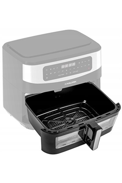 NO BRAND Sertar pentru Air Fryer XXL 10L, compartiment suplimentar pentru ali...