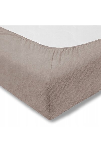 NO BRAND Cearșaf de pat cu elastic, velur ESTELLA, 150x200, 160, gros, călduros