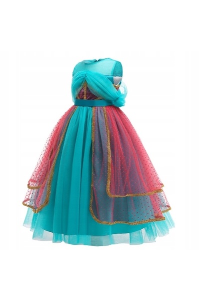 NO BRAND Rochie costum Jasmine Prințesă arabă din Dubai de bal 140 146 CM