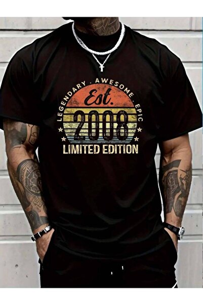 799 100% Cotton Est 2008 Limited Edition 18th Birthday Gifts 18 Year Old T-Sh...