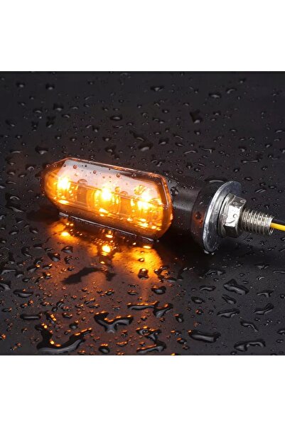 NO BRAND 3 semnalizatoare direcționale LED pentru scuter quad, motocicletă, m...