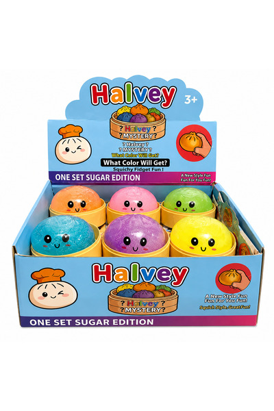 HaLVeY Gizemli Paket Renkli Squishy Çin Mantısı – Sürpriz Renk (Büyük Boy)