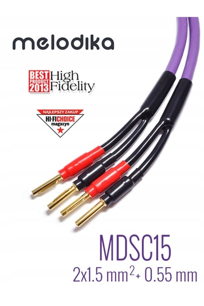 NO BRAND Melodika Mdsc1535 Purple Rain Cabluri pentru boxe OFC 4N 3.5m Pereche