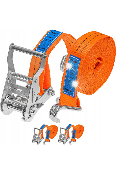 NO BRAND Chingi de tensionare marfă de 6 metri - Set 2 bucăți 2000 KG