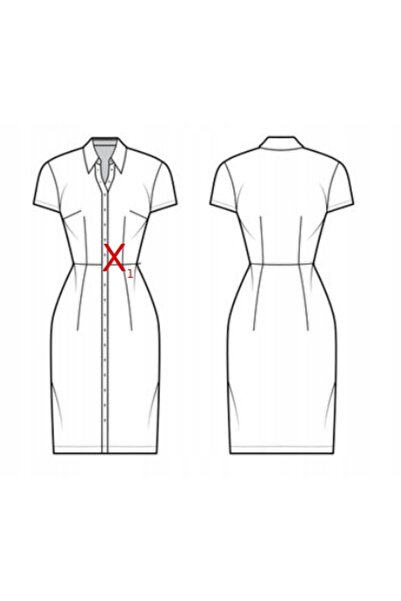 NO BRAND Rochie largă deasupra genunchiului Noisy May L