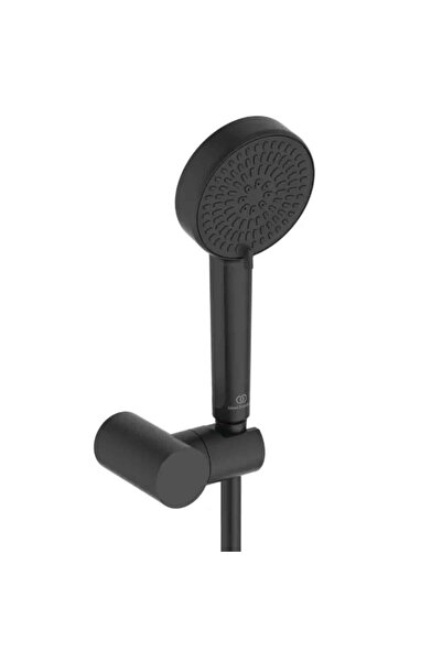 İdeal Standard Set de duș Idealrain – 2 jeturi, negru mătase, cu suport și fu...