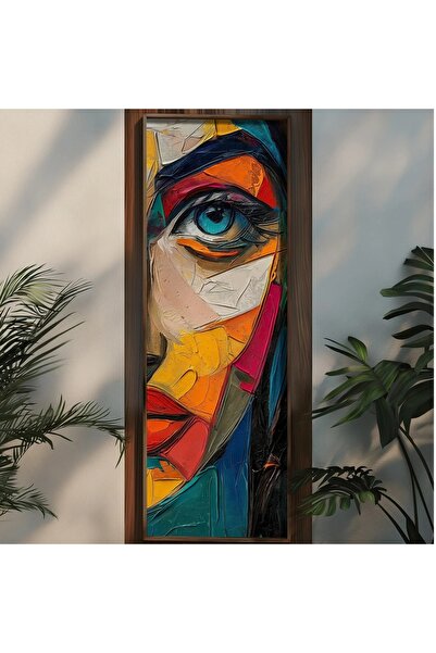OEM Tablou decorativ fată model MDF/lemn masiv 40x120x3.5 cm, design artistic...