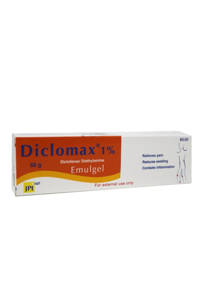 Generic Brand Diclomax 1% Emulgel, Pain Relief, 50 gm