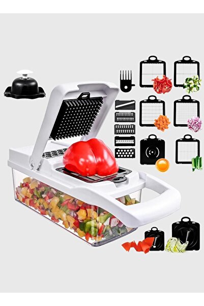 sharpdo 22-Piece Multi-functional Vegetable and Fruit Slicer Set for Kitchen,...