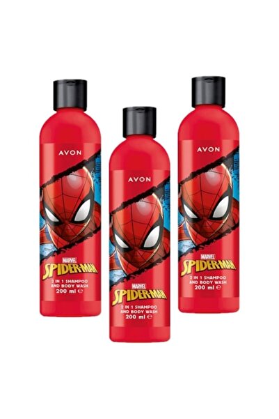 AVON Set 3 x Gel de duș 2 în 1 pentru copii Marvel SpiderMan, Avon, 3 x 200 ml