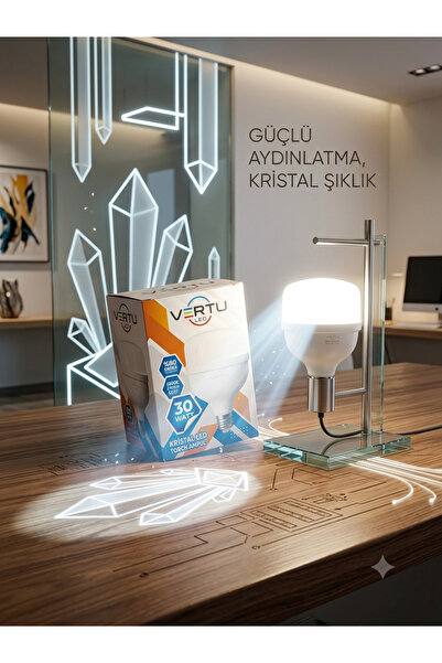 vertu Kristal led torch ampul