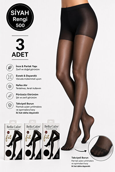 Bilal Çınar Tekstil 15 Den Women's Super Thin Pantyhose, Tear-Resistant and W...