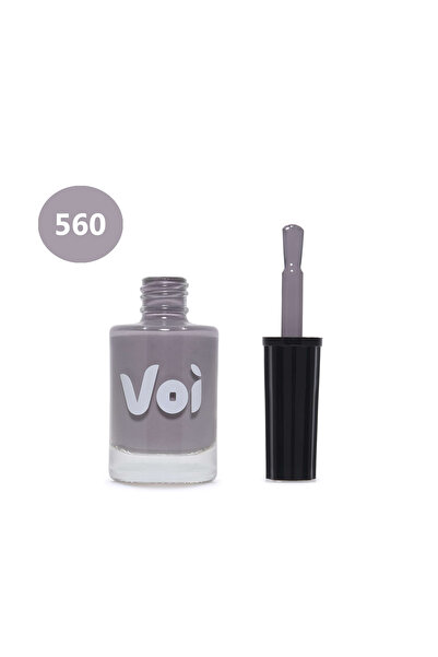 VOI طلاء أظافر رقم. 560 - رمادي كلاسيكي