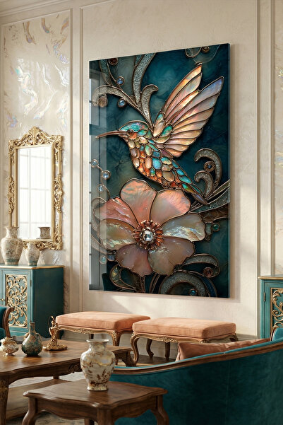 ARTAGE Glass Table Wall Decoration (Unbreakable) - Home Office Decorative Ite...