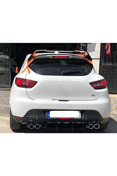 HasAkman Renault Clio 4 Difüzör Lüx Tip İthal Ultra Parlak Siyah Difizör