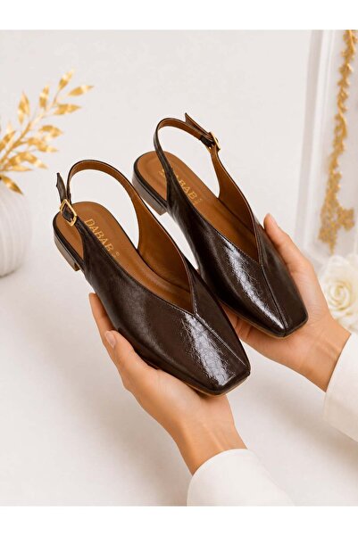 dabab shoes LIVORA Γυναικεία παπούτσια μπαλαρίνας με τετράγωνη μύτη και αγκρά...