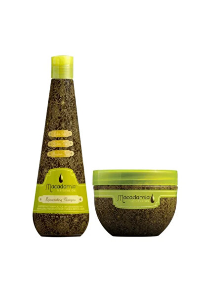 Macadamia Επαγγελματικό Σετ Εντατικής Επανόρθωσης Σαμπουάν 300ml & Μάσκα 236ml