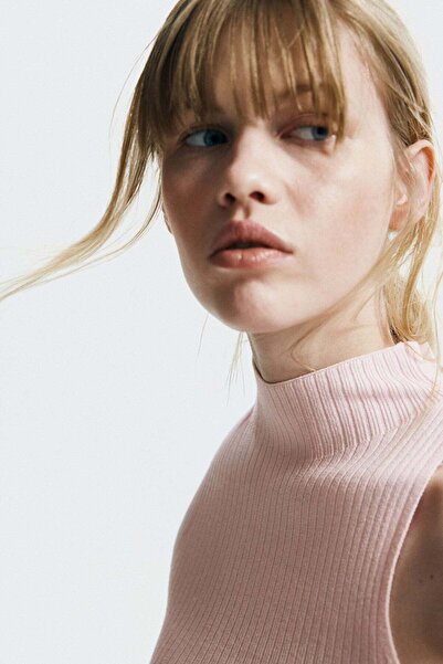 H&M Rib-knit turtleneck top