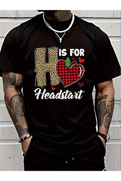 799 تي شيرت قطني 100% بتصميم H لـ Headstart Teacher Leopard Back To School، ق...