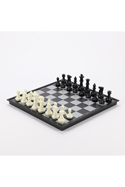 TOYSTURKA Mıknatıslı Katlanabilir Kutulu Dama, Tavla ve Satranç Seti 10664 32 cm