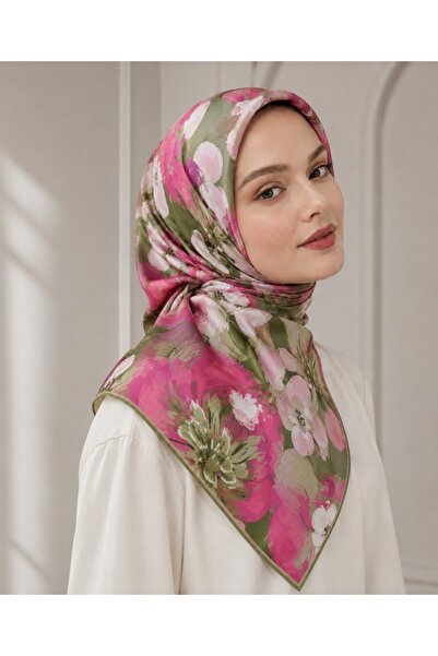 SILKHOME EŞARP وشاح حريري ناعم من القطن العضوي من سيلك هوم، غير قابل للانزلاق...