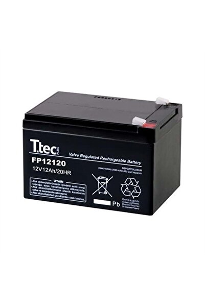 Ttec 12 Volt 12 Amper Base Bakımsız Kuru Akü