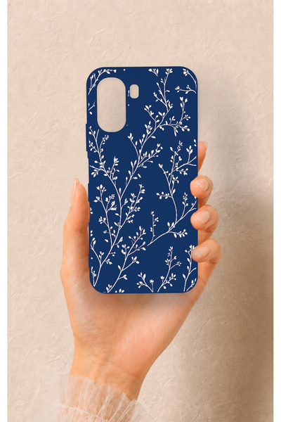 Vip Case Oppo A6T Uyumlu İnce Yaprak Dalı Desenli Silikon Kılıf