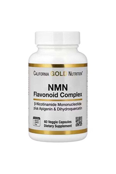 California Gold Nutrition مكمل غذائي NMN فلافونويد كومبلكس مع أبيجينين وديهيد...