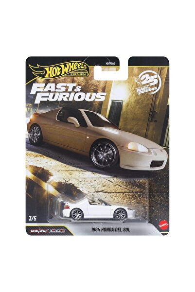 HOT WHEELS Premium Fast & Furious 1994 Honda Del Sol 25. Year 3/5 Metal Model...