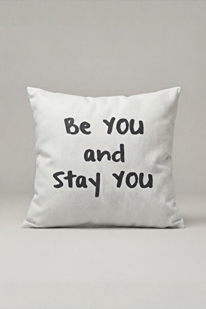 Generic Brand Be You and Stay You Written Cushion Cover 312 – Stay True Desig...