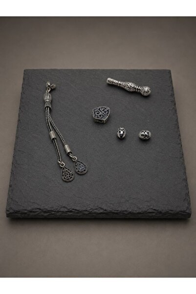 Yasamtohumu Silver Prayer Beads Making Set 925 Sterling/Pcs (62504)