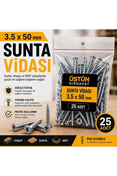 Genel Markalar SUNTA VİDASI 3,5X50
