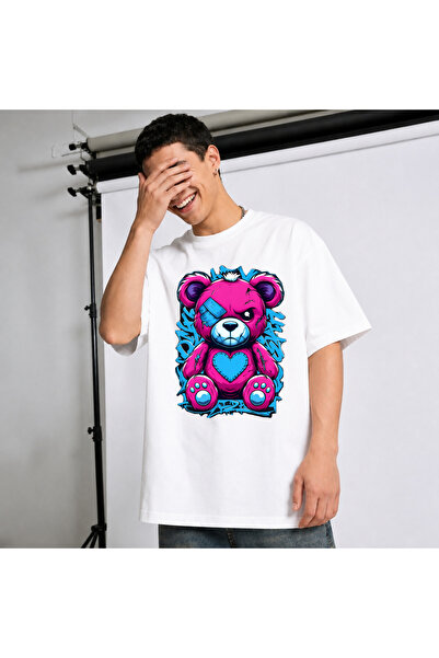 Ingift Tricou Unisex Oversize Personalizat Cartoon Street Wear Collection, 10...