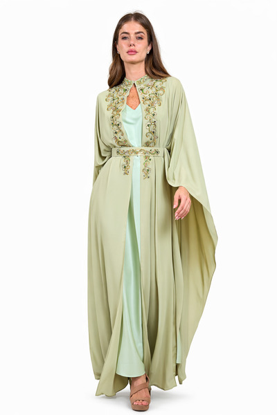 ELEGANZA LA MODE Appel Green Women's Dress – ELM D 418