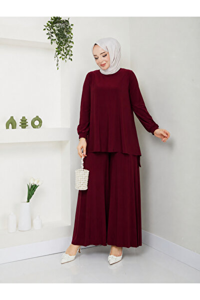 MODAMÜNASİP Wonderful, Comfortable and Stylish Self-Thick Pleated Trousers, P...